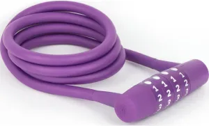 KNOG Twisted Combo Bike Lock | Grape