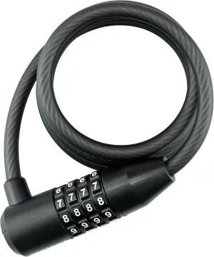 Kryptonite KryptoFlex Bike Lock Cable, 5FT Long 8mm Thick Braided Steel Cable Anti-Theft Security Lock for Outdoor Equipment, Combination/Key Bike Lock
