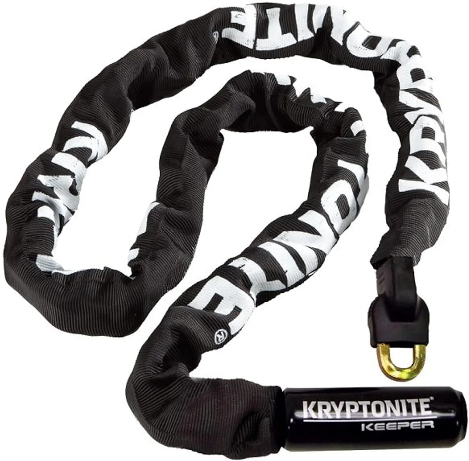 Kryptonite New-U New York Standard Heavy Duty Bicycle U Lock & Keeper 785 Integrated Chain Lock, 16mm Steel Shackle, 33.5-Inch, Black/Yellow, Grey, Purple, Red