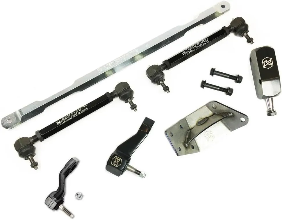 Kryptonite Ultimate Black Truck Front End Assembly, Compatible with 2001-2010 Chevy/GMC 2500HD 3500HD, Combination Lock, Modern Style