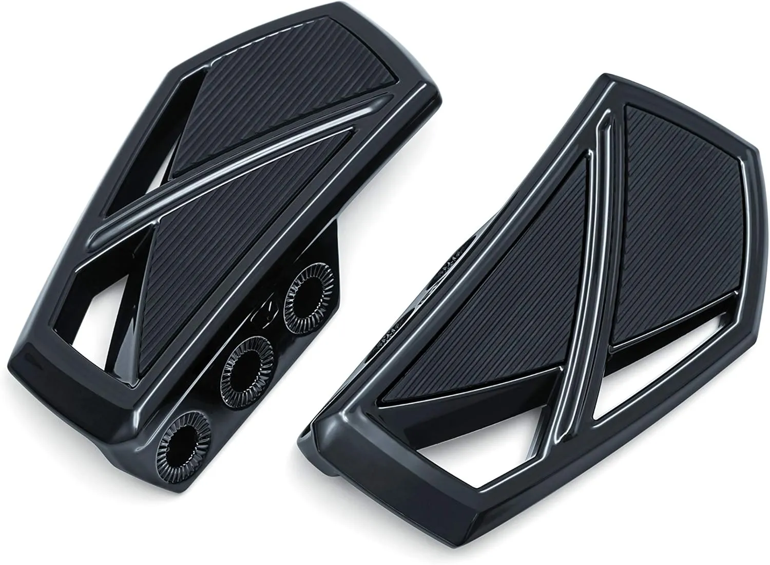 Kuryakyn Phantom Mini Boards, Gloss Black