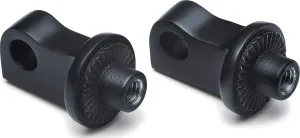 Kuryakyn Splined Peg Adapters for XL, Satin Black