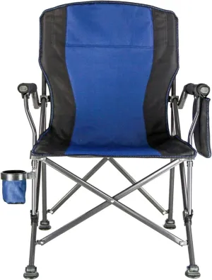 Large Folding Chairs Outdoor Portable Beach Stool Camping Chair Outdoor Furniture Beach Chair Solid Iron Recliner Stool Foldable (Size : Blue)