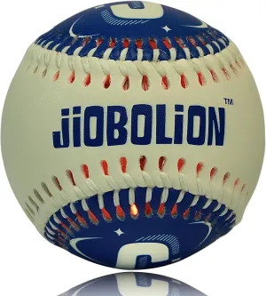LED Glow in The Dark Baseball - Rechargeable 6-Color Changing Ball with Type-C Charging, Official Size & Weight for Night Games, Training, Gifts for Baseball Fans All Ages (Blue)
