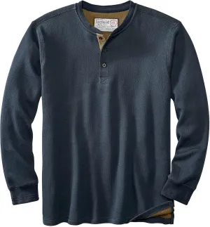 Legendary Whitetails Men's Tough as Buck Double Layer Thermal Henley Shirt-Casual Long Sleeve Waffle Knit Regular Fit