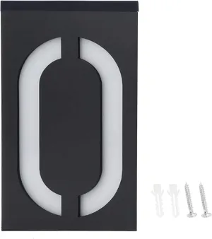 Light Up Alphabet Letters, Solar Powered with 6 Led Lights Number Lights Sign, Easy To Install(Number 0)