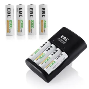 Lot AA AAA Rechargeable Batteries 2800mah 1100mAh 800mAh w/ AC Charger
