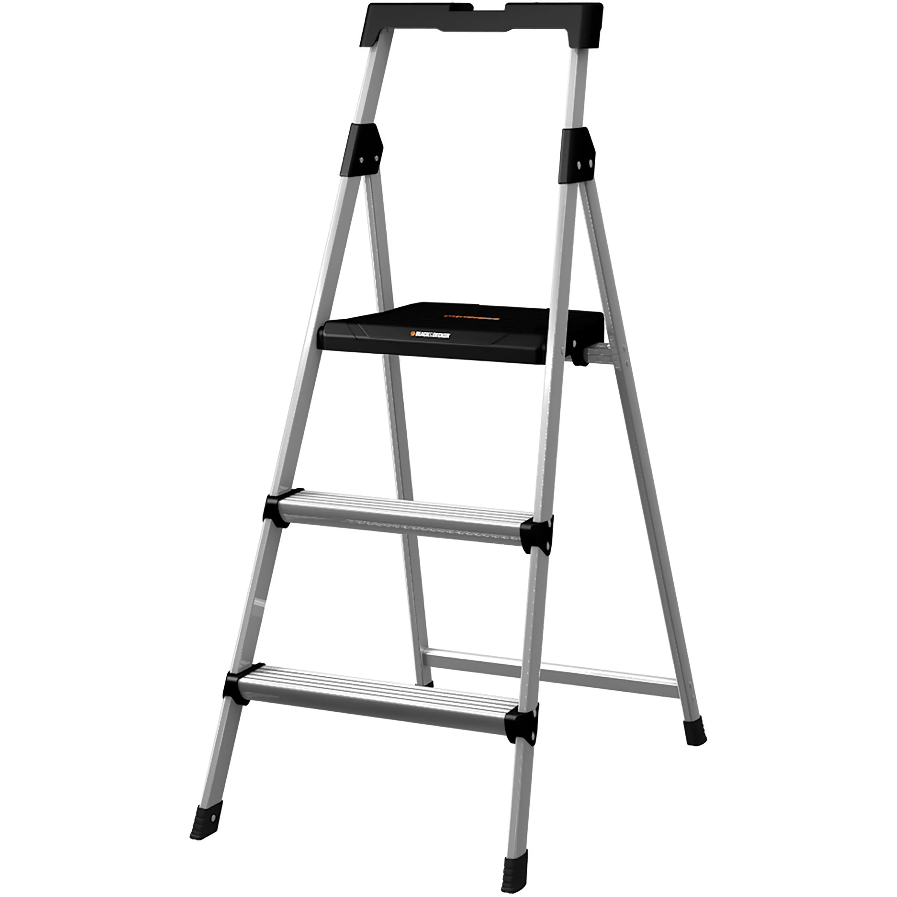 Louisville 3' Steel Step Stool with Slots