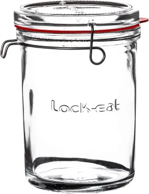 Luigi Bormioli Lock-Eat Food Jar XL, 34 Ounce