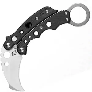 Mantis Vuja De, Black G-10 Handle, Plain
