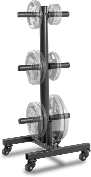 Marcy Olympic Weight Plate Tree for 2-Inch Plates Weight Storage Rack