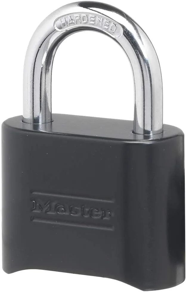 Master Lock 178D Set Your Own Combination Lock, 1 Pack, Black