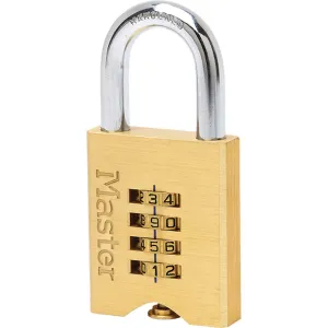 Master Lock Brass Combination 50mm Padlock