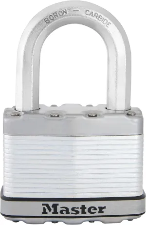 Master Lock M15XDLF Magnum Heavy Duty Padlock with Key, 1 Pack, Laminated