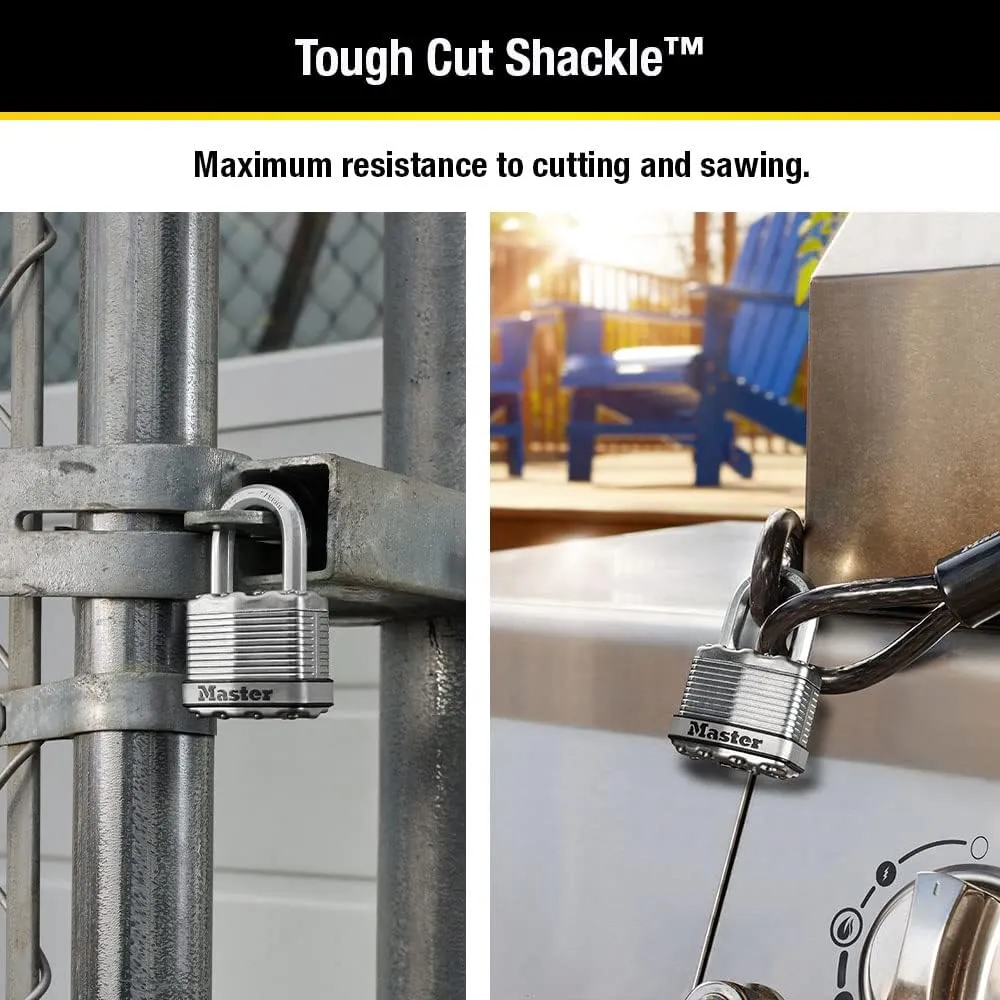 Master Lock M1XD Magnum Heavy Duty Padlock with Key, 1 Pack, Steel
