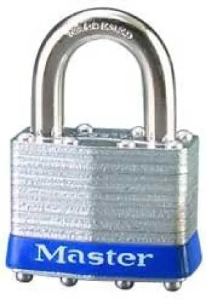 Master Lock No. 1 Universal Pin Laminated Padlock 1UP (Pack of 6)