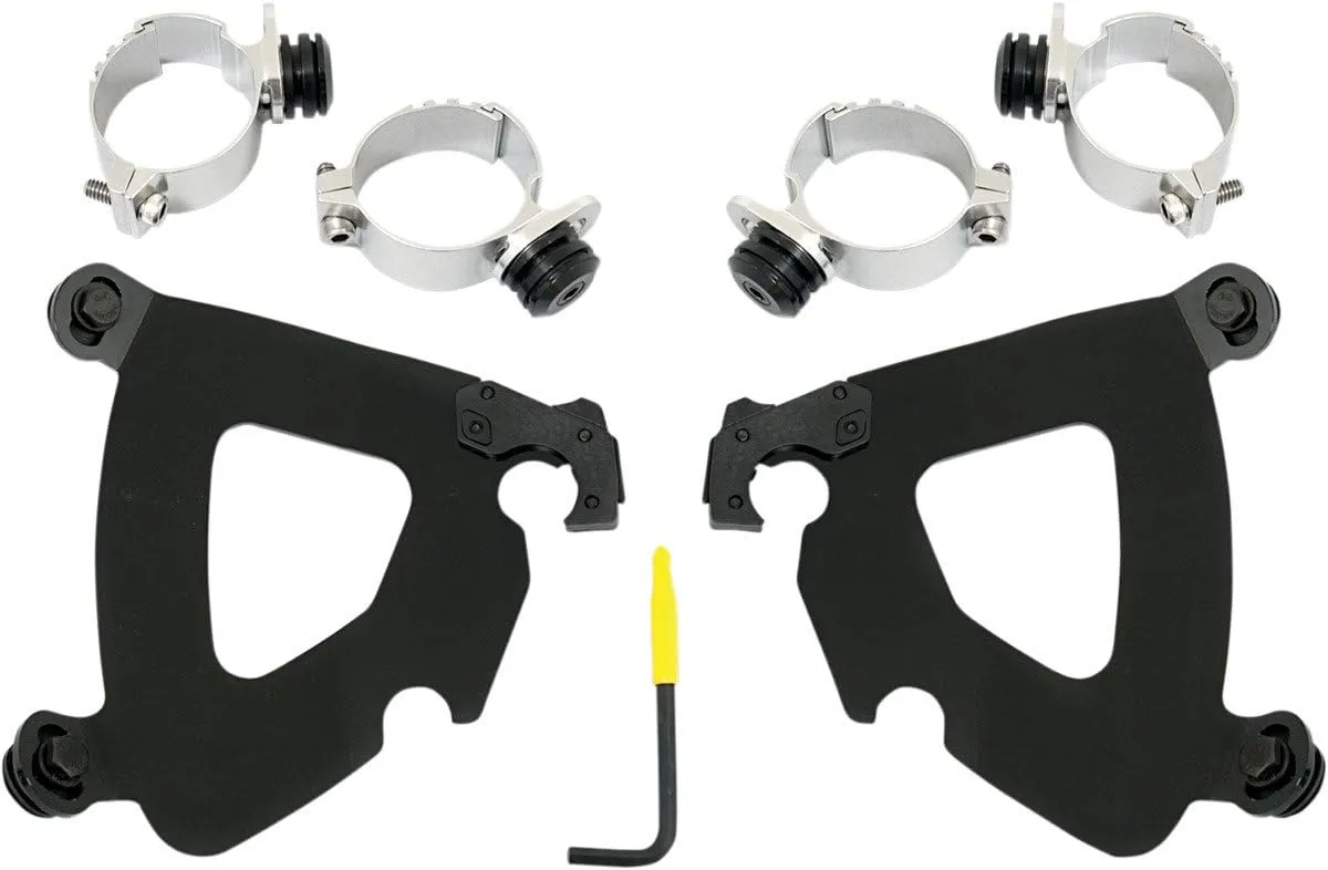 Memphis Shades Gauntlet Fairing Black Trigger-Lock Mount Kit MEB1993