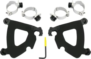 Memphis Shades Gauntlet Fairing Black Trigger-Lock Mount Kit MEB1993