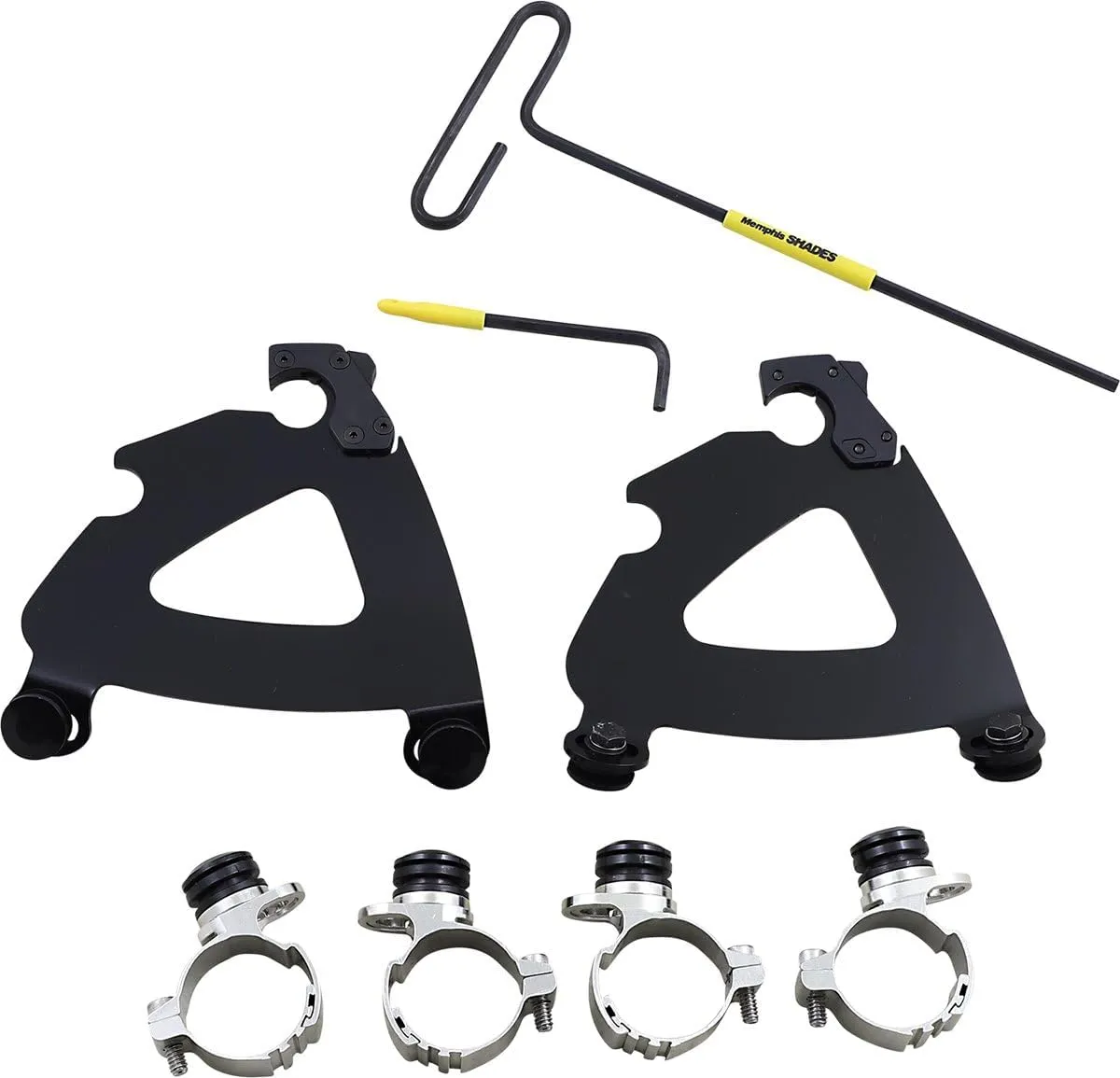 Memphis Shades MEB2064 Plate for Road Warrior Fairing - Black