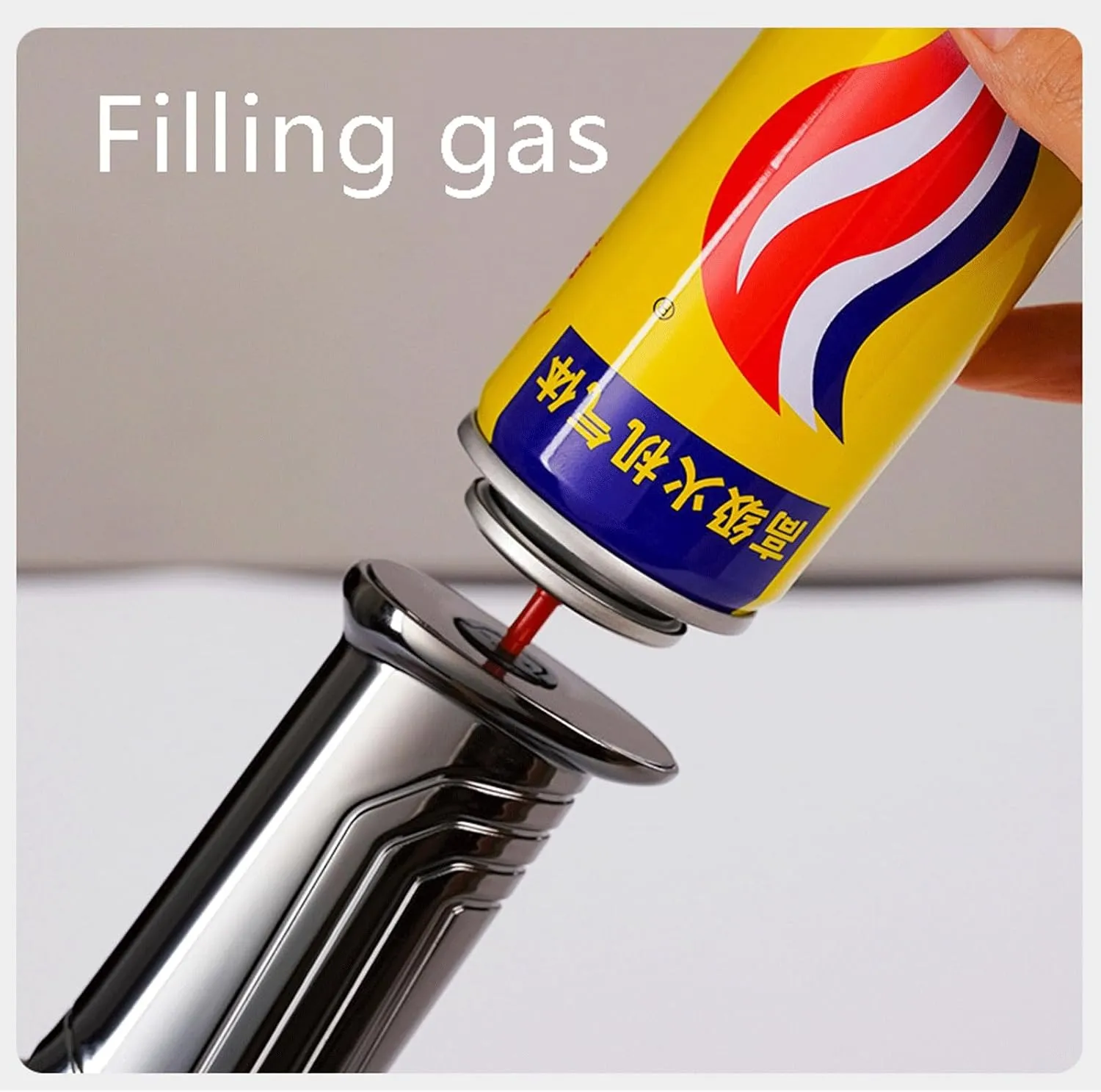 Metal Single/Triple Jet Torch Lighter, Butane Gas Filled, Safety Lock, Windproof Jet Flame, Suitable for Indoor and Outdoor use (Fuel not Included)(Gold1)