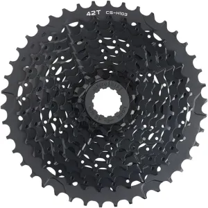 microSHIFT Advent X E-Series Cassette - 10 Speed, 11-42t, Black, ED Coated, Alloy Outer Cog