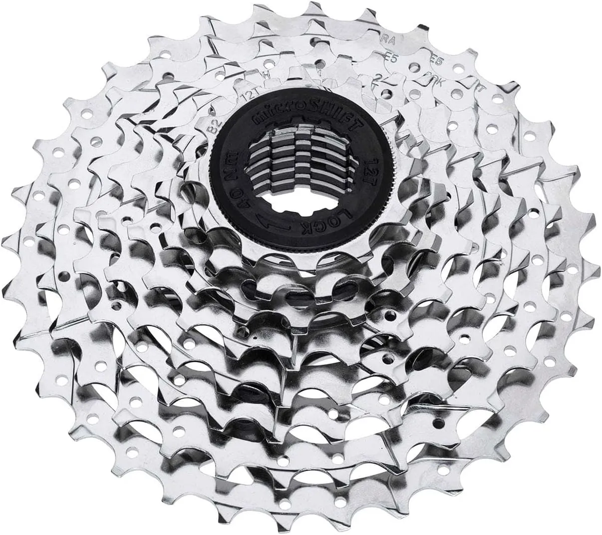 microSHIFT | H08 Cassette | 8 Speed | 11-32t | Silver | Nickel Plated