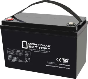 Mighty Max Battery 12V 125AH SLA Replacement Battery for Xantrex 883012512