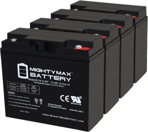 Mighty Max Battery 12V 18AH SLA INT Replacement Battery for Xantrex Technology XPower PowerPack 300-4 Pack
