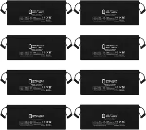 Mighty Max Battery 12V 200Ah 4D Battery Replaces National Oilwell Varco Power - 8 Pack