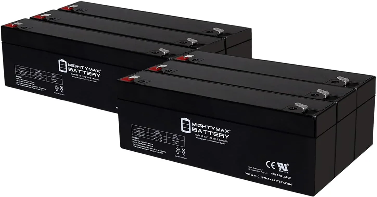 Mighty Max Battery 12V 2.3AH F1 SLA Replacement Battery Compatible with DriveMotion SB1223-6 Pack