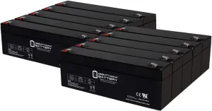 Mighty Max Battery 12V 2.3AH F1 SLA Replacement Battery Compatible with King Power KP1223-10 Pack