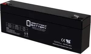 Mighty Max Battery 12V 2.3AH F1 SLA Replacement Battery Compatible With Power-Sonic PS-1220