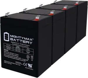 Mighty Max Battery 12V 2.9AH F1 SLA Replacement Battery Compatible with Invacare Reliant RPS440 Stand-UP Lift - 4 Pack
