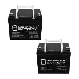 Mighty Max Battery 12V 35AH INT Battery Replaces Golden Technology,Companion - 2 Pack