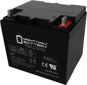Mighty Max Battery 12V 50AH Replacement Battery for ShopRider 6Runner 14 888WNLLHD