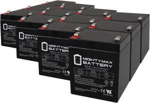 Mighty Max Battery 12V 5Ah F2 SLA Replacement Battery for Protek UB1240-12 Pack