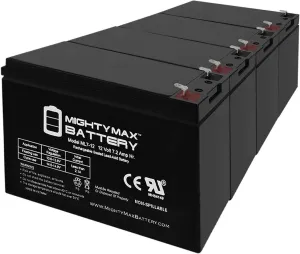 Mighty Max Battery 12V 7.2AH SLA Battery for Aqua Vu AV360LCD 4-Way Camera - 4 Pack