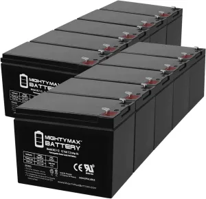 Mighty Max Battery 12V 7.2AH SLA Battery for Linear OSCO BGU-D Barrier Gate - 10 Pack
