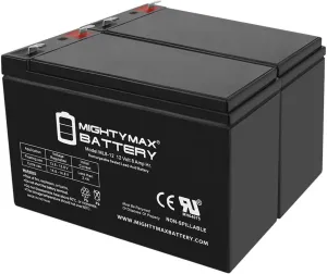 Mighty Max Battery 12V 8Ah SLA Replaces CyberPower CP1350AVRLCD Backup - 2 Pack
