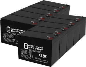 Mighty Max Battery 12V 9Ah SLA Battery for Aqua-Vu AV715C 7" Underwater Camera - 10 Pack
