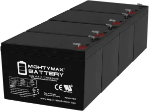 Mighty Max Battery 12V 9Ah SLA Replacement Battery for CyberPower 1500 AVR - 4 Pack