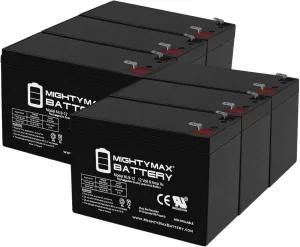 Mighty Max Battery 12V 9Ah SLA Replacement Battery for Panamax BATT1500-EXT - 6 Pack