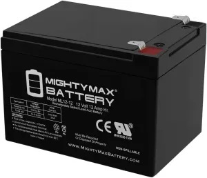 Mighty Max Battery 12V F2 12AH SLA Battery for Peg Perego Gator HPX