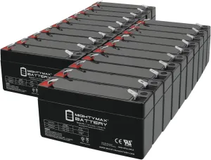 Mighty Max Battery 6V 1.3AH SLA Replacement Battery Compatible with Star Trac 5100 Pro Stepper - 20 Pack