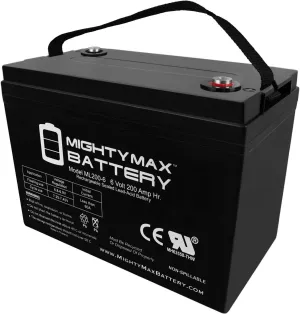 Mighty Max Battery 6V 200AH SLA Battery Replacement for IPC Eagle 6V200