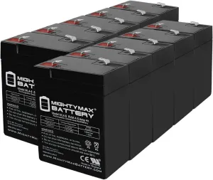 Mighty Max Battery 6v 4000 mAh UPS Battery for Eagle Picher CF6V4.5-10 Pack