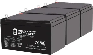 Mighty Max Battery ML15-12NB 12V 15AH Replacement Battery Compatible with E-Glide Sector 9, 46-3 Pack
