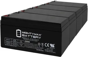 Mighty Max Battery ML3-12 - 12V 3AH SLA Replacement for Power-Sonic PS-1230 12V 3.4AH,1-4 Pack