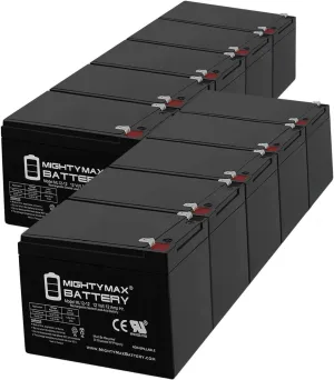 Mighty Max Battery New 12V 12AH SLA Battery for Hoveround Activa Wheelchair - 10 Pack
