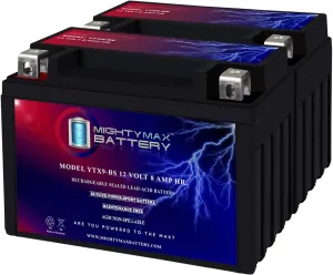 Mighty Max Battery YTX9-BS Battery Replacement for Cagiva Raptor 650 2000-2007 - 2 Pack